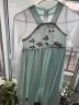 酷乐羊女童2024夏季新款古装汉服儿童超仙襦裙中国风夏装连衣裙子童装潮 绿色(1090)+挎包 120 实拍图