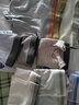 Zackwear 男士內(nèi)褲男平角褲舒適透氣四角褲條紋日系潮流個(gè)性褲頭 淺灰+深灰+薄荷綠 3條裝 XXL 曬單實(shí)拍圖