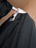 西服套裝男士韓版修身上衣外套伴郎新郎結婚商務(wù)休閑職業(yè)正裝小西裝男潮牌百搭胖哥大碼直筒西褲子男西裝套裝 黑色上衣+西褲+襯衫+領(lǐng)帶 5XL 曬單實(shí)拍圖