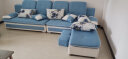 宝利普（BAOLIPU）可拆洗布艺沙发组合三人位小户型沙发现代简约客厅布沙发 【四人位+脚踏】3米 实拍图