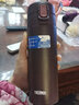 膳魔師（THERMOS）【日本發(fā)貨】膳魔師不銹鋼真空隔熱保溫保冷杯簡(jiǎn)約易攜帶吸管杯 棕色350ml 曬單實(shí)拍圖