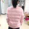 聰明果女童羽絨內膽秋冬季新款韓版洋氣中大童羽絨服兒童冬裝外套 粉色（單件） 150適合身高1米4左右 曬單實(shí)拍圖