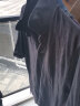 无印良品 MUJI 男式 水洗 珠地网眼 POLO衫 ABE02A2S 深灰色 L 实拍图