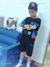 宇龍童話(huà)兒童套裝夏裝男童洋氣短袖t恤韓版休閑中大童夏季帥氣童裝衣服 大K夏裝套裝（衣服褲子） 170 碼建議身高1.5-1.55米左右 曬單實(shí)拍圖