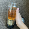 touchmiss雙層玻璃杯男高檔茶水分離杯大容量便攜過(guò)濾水杯子辦公室泡茶杯 曬單實(shí)拍圖