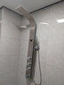 德希頓德國6022淋雨噴頭套裝家用恒溫增壓淋浴屏浴室洗澡槍灰花灑套裝 銀色恒溫款-拒絕水溫忽冷忽熱 曬單實(shí)拍圖
