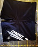 阿瑞娜（arena）男士防曬T恤泳衣50周年泳衣泳褲五分及膝沙灘褲 梭織短褲-黑色(BLK) L 曬單實(shí)拍圖