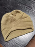 黛莎 帽子女秋冬薄款毛線(xiàn)帽時(shí)尚透氣包頭帽潮大頭寬松堆堆帽 卡其色 曬單實(shí)拍圖