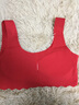 yffcool本命年大紅色女童背心文胸套裝12歲馬年兒童發(fā)育期無(wú)痕內衣內褲13 中長(cháng)款背心+三角褲+紅襪+紅繩 150 L(70-100斤) 曬單實(shí)拍圖