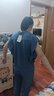 JYMMU小個子套裝顯氣質(zhì)高端套裝女夏裝大氣上檔次夏季女生韓版休閑短袖 灰藍(lán)色 兩件套 M100-110斤 曬單實(shí)拍圖