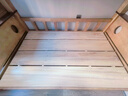 子薇全實(shí)木上下床雙層床兒童床高低床小戶(hù)型兩層木床楸木子母床上下鋪 梯柜款+雙抽【10*10床腿】 1200mm*2000mm 曬單實(shí)拍圖
