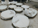 萌仔熊  碗碟套裝新款家用盤碟日式碗盤復(fù)古風(fēng)手工粗陶碗筷組合簡約高檔菜盤子陶瓷喬遷送禮餐具套裝 【禮盒裝】6人食32件套（莫迪米） 曬單實拍圖