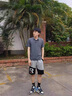 CEENIUpolo男裝服飾T恤冰絲無痕彈力POLO男夏季新款輕薄 深灰 3XL 曬單實拍圖