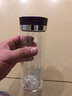 思寶一品香雙層玻璃水杯禮盒裝辦公商務(wù)簡(jiǎn)約茶杯男女士密封水杯子商務(wù) 2號（無(wú)茶隔）-360ml-蘭紫 曬單實(shí)拍圖