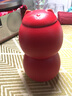 瓷牌茗茶具（cipaiming teaset）瓷牌茗 招財貓茶葉罐陶瓷茶罐日式密封罐醒茶罐茶葉儲物罐禮盒裝 中國紅《招財福貓》小號茶葉罐 曬單實(shí)拍圖