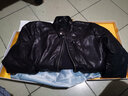 古赫倫輕奢男裝真皮皮衣男短款立領(lǐng)機車(chē)服皮夾克男羊皮外套潮流秋冬新款 黑色 L 170/L 適合115-130斤 曬單實(shí)拍圖