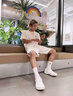 卡駱馳（crocs）男鞋女鞋洞洞鞋 25夏新款經(jīng)典光輪Clog厚底老爹鞋子休閑涼鞋拖鞋 經(jīng)典光輪/純白/店長(cháng)推薦 37-38 曬單實(shí)拍圖