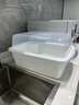 LUSTRO WARE【原裝進口】瀝水碗架廚房碗碟架瀝水架塑料瀝碗大容量家用放碗架 【日本制】K-1652WH 大號 碗碟架 曬單實拍圖