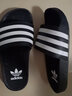 adidas阿迪達斯三葉草夏季沙灘鞋居家透氣一字拖休閑運動(dòng)涼拖鞋 FU9884 曬單實(shí)拍圖