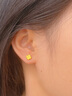 中國黃金（CHINA GOLD）黃金耳釘女足金四葉草耳釘耳環(huán)七夕情人節(jié)禮物送女友老婆 【經(jīng)典款式】四葉草耳釘約0.9g 曬單實(shí)拍圖