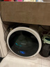 摩登物種烘干機家用小型干衣機迷你除菌滾筒式烘衣機速干除菌三電機 閃靈白M3【升級五代電機】 曬單實拍圖