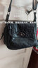 北狐時(shí)尚簡(jiǎn)約軟羊皮中老年女包休閑韓版單肩包挎包軟皮大容量百搭斜挎 黑色 曬單實(shí)拍圖