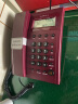 阿尔卡特（ALCATEL） T519免电池电话机办公家用有线固定座机 红色 实拍图