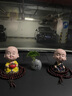 明昉小和尚汽車(chē)擺件創(chuàng  )意新款搖頭中控臺飾品車(chē)內香水男車(chē)載擺件 搖頭款平安+淡定+荷葉禪【帶佛珠 曬單實(shí)拍圖
