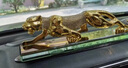 明昉金錢(qián)豹汽車(chē)擺件中控臺車(chē)載新款創(chuàng  )意車(chē)內飾品汽車(chē)香水車(chē)上擺件 大號實(shí)心豹【底座香薰款】 曬單實(shí)拍圖