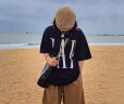 Gap男女装复古LOGO字母纯棉亲肤短袖上衣688537 夏季运动宽松T恤 黑色 175/88A(XS) 实拍图