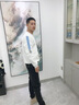 花花公子（PLAYBOY）圓領(lǐng)衛(wèi)衣男春秋季新款潮流ins港風(fēng)時(shí)尚上衣男韓版百搭長袖t恤男裝 白色 M 曬單實(shí)拍圖
