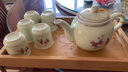 連山閣 茶壺陶瓷過濾大容量帶內(nèi)膽家用單壺沖茶器大號(hào)中式功夫茶具帶過濾網(wǎng)泡茶器杯子套裝簡(jiǎn)便涼水壺茶壺 大號(hào)牡丹陶瓷過濾一壺六杯帶竹托盤 曬單實(shí)拍圖