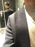 皮爾卡丹（pierre cardin）針織衫男春秋季商務(wù)百搭開衫中青年男士純色毛衣外套 灰色 XL 曬單實拍圖