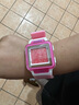 百圣?？ㄍ▋和直矸浪喙δ芊叫我构怆娮颖韺W(xué)生計時(shí)鬧鐘超薄果凍手表 粉紅色 曬單實(shí)拍圖