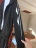 花花公子（PLAYBOY）夾克套裝男秋冬季新款時尚百搭潮牌加絨外套男裝潮流高檔上衣男士 灰色 M 曬單實拍圖