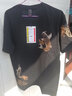 簡(jiǎn)拓 2022夏季新品薄款中國風(fēng)刺繡仙鶴純棉短袖T恤 學(xué)生情侶裝體恤男大碼半袖衫 2012黑色 2XL碼(160-175斤) 曬單實(shí)拍圖