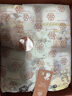 BUBBLE TREE嬰兒紗布吸水棉浴巾寶寶兒童秋冬抱被新生兒洗澡大裹巾120*120cm 曬單實(shí)拍圖
