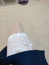 沃爾福特 沃爾福特Satin20D繁花系列光澤性感防滑蕾絲黑絲大腿襪21223   1001 白色 S 曬單實(shí)拍圖