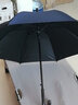 藍雨（LANYU）雨傘定制印logo廣告長柄訂做商務禮品傘印刷可印圖案酒店晴雨兩用 金膠#27寸加大纖維163-9JA 曬單實拍圖