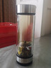 富光茶馬仕茶水分離杯雙層玻璃泡茶杯男女士高檔旋轉(zhuǎn)過濾杯子禮品杯 【本色318ML】-禮盒包裝 曬單實(shí)拍圖