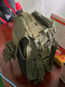 51783新款軍迷戶外男士胸包尼龍包斜挎包男包戰(zhàn)術(shù)單肩包胸前小背包休閑 軍綠色 曬單實拍圖