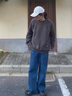 名面復(fù)古圓領(lǐng)毛衣男寬松秋冬季大碼針織衫外套男士休閑毛線衣男生線衫 復(fù)古色 XL 【150-170斤】 曬單實拍圖