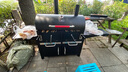 FIREPLUS燒烤爐戶外燒烤架家用庭院木炭烤爐bbq多功能美式燜烤碳烤烤肉爐 烏列燒烤爐+烤支+工具箱+鑄鐵烤板 曬單實(shí)拍圖