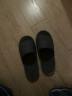 欣沁一次性拖鞋旅行便携折叠拖鞋室内棉拖鞋可多次使用 灰色 37-42 实拍图