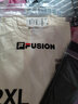 FILA FUSION斐樂(lè )潮牌短袖T恤情侶同款夏時(shí)尚寬松針織短袖衫 仿古白-IV 185/104A/XXL 曬單實(shí)拍圖