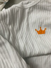 俏貝熊 嬰兒秋衣秋褲套裝秋冬男女寶寶內衣兒童衣服純棉分體肩扣兩件套睡衣 豎道圓領肩扣平腰套（藍色） 100 cm 曬單實拍圖