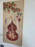 鼎松暉新中式玄關(guān)裝飾畫(huà)福字高端走廊過(guò)道壁畫(huà)墻畫(huà)入戶正對(duì)面豎版掛畫(huà) 百福圖A款 80*160金色鋁合金+晶瓷 曬單實(shí)拍圖