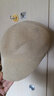 貝雷帽女八角帽夏季針織草編網(wǎng)眼鏤空薄款新款洋氣時(shí)尚鴨舌女士夏 米色 56-58可調節 曬單實(shí)拍圖