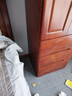 鵲棲 衣柜臥室實(shí)木斗柜五斗櫥邊柜衣服多功能柜子儲物柜家用大空間 50寬45深胡桃色120高 曬單實(shí)拍圖