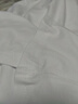 羅蒙（ROMON）品牌絲光棉短袖t恤女夏季新款女裝純棉寬松V領(lǐng)上衣雞心領(lǐng)體恤 高端品牌白色V+高檔品牌 2XL 曬單實(shí)拍圖